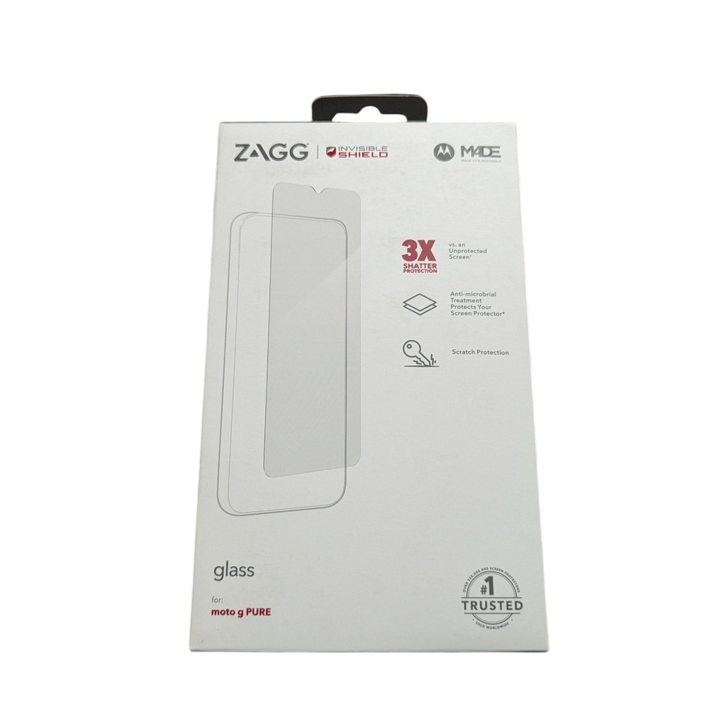 Z5N ZAGG Invisibleshield Glass Screen Protector for Motorola G Pure (Only)